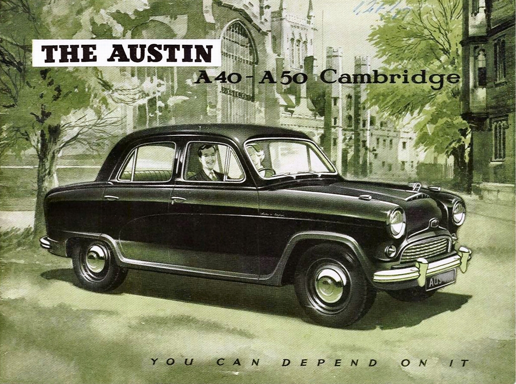 1954 Austin A40-A50 Cambridge Brochure